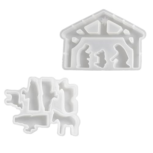 Set Von 2 Nicht Stick Silikon Ornament Schimmelpeps Verfassungsreihenform Form Schimmelpilz Tischformen Für Jeden Innenraum von ZIDDAR