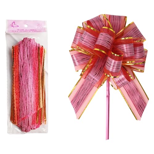 ZIDDAR Large Pull Bows Geschenkverpackung Pull Bows Geschenkbögen Mit Band Hochzeits Geschenkband Bögen Für Taschen Korbflaschen Dekore von ZIDDAR