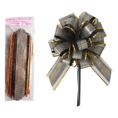 ZIDDAR Large Pull Bows Geschenkverpackung Pull Bows Geschenkbögen Mit Band Hochzeits Geschenkband Bögen Für Taschen Korbflaschen Dekore von ZIDDAR