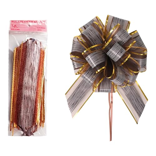 ZIDDAR Large Pull Bows Geschenkverpackung Pull Bows Geschenkbögen Mit Band Hochzeits Geschenkband Bögen Für Taschen Korbflaschen Dekore von ZIDDAR