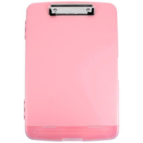 Klemmbrett 2 stücke A4 Datei Wasserdicht Schreiben Zwischenablage Schreibblock Memo Clip Bord Clips Test Papier Lagerung Organizer Büro Schule Liefert(Pink) von ZIHDKE