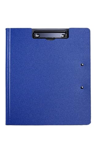 Klemmbrett 2PCS Zwischenablage A4 Dateiordner Zwischenablage Schreibblock Memo Clip Board Doppelclips Organizer(Blue) von ZIHDKE