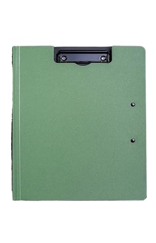 Klemmbrett 2PCS Zwischenablage A4 Dateiordner Zwischenablage Schreibblock Memo Clip Board Doppelclips Organizer(Green) von ZIHDKE