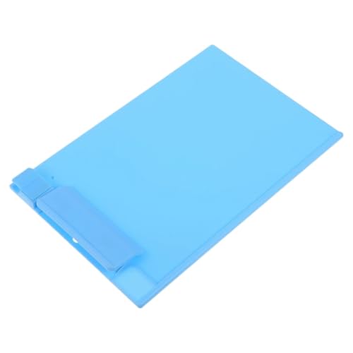 Klemmbrett 3 Stück Kunststoff A5 Zwischenablage Profil Clip Papierhalter Schreibordner for Schule, Klassenzimmer, Büro(Blue) von ZIHDKE