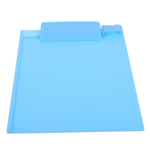 Klemmbrett 3 Stück Kunststoff A5 Zwischenablage Profil Clip Papierhalter Schreibordner for Schule, Klassenzimmer, Büro(Blue) von ZIHDKE