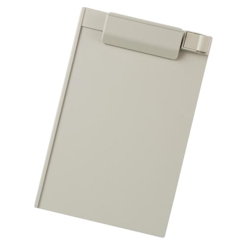 Klemmbrett 3 Stück Kunststoff A5 Zwischenablage Profil Clip Papierhalter Schreibordner for Schule, Klassenzimmer, Büro(Grey) von ZIHDKE