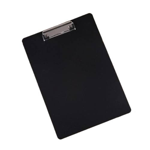 Klemmbrett 3 stücke Schreiben Blatt Pad A4 Schreiben Zwischenablage Mit Low Profile Clip Dokument Ordner A4 Papier Organizer Schreiben Tablet Durchscheinend(Black) von ZIHDKE