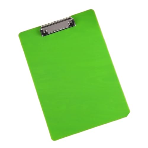 Klemmbrett 3 stücke Schreiben Blatt Pad A4 Schreiben Zwischenablage Mit Low Profile Clip Dokument Ordner A4 Papier Organizer Schreiben Tablet Durchscheinend(Green) von ZIHDKE