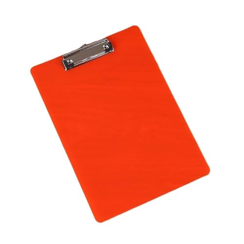 Klemmbrett 3 stücke Schreiben Blatt Pad A4 Schreiben Zwischenablage Mit Low Profile Clip Dokument Ordner A4 Papier Organizer Schreiben Tablet Durchscheinend(Red) von ZIHDKE