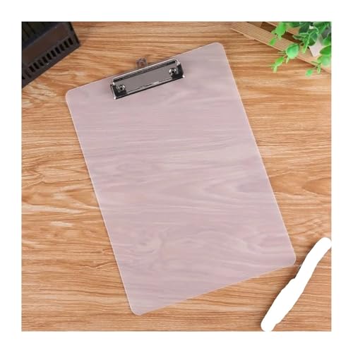 Klemmbrett 3 stücke Schreiben Blatt Pad A4 Schreiben Zwischenablage Mit Low Profile Clip Dokument Ordner A4 Papier Organizer Schreiben Tablet Durchscheinend(Transparent) von ZIHDKE