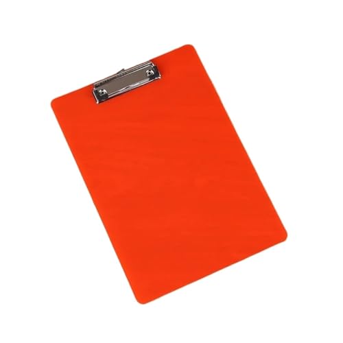 Klemmbrett 4 Stück A4 Zwischenablage Papierhalter Clip Board Writing Blatt Pad Menü Daten Datei Speicher Ordner Board Klemme(Red) von ZIHDKE