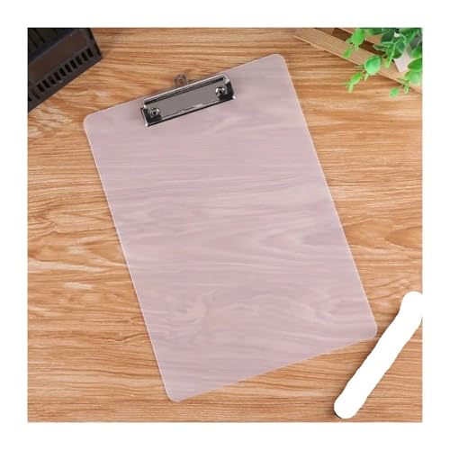 Klemmbrett 4 Stück A4 Zwischenablage Papierhalter Clip Board Writing Blatt Pad Menü Daten Datei Speicher Ordner Board Klemme(Transparent) von ZIHDKE