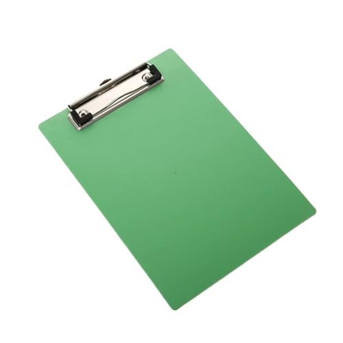 Klemmbrett 4 Stück A5 Aktenhalter Clip Dokumentenhalter Ablagen Clip Schreibblock Testpapier Zwischenablage Büro Schulbedarf Dateiordner Schreibwaren(Green) von ZIHDKE