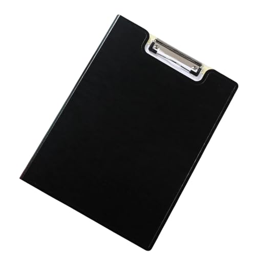 Klemmbrett 4 Stück Zwischenablage for Konferenzräume, A4-Datei-Zwischenablage, Clip-Board-Organizer, Schreibblock, Zwischenablage(Black) von ZIHDKE