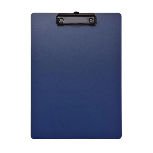 Klemmbrett 4 stücke A4 Datei Ordner Zwischenablage Schreiben Pad Memo Clip Bord Clips Test Papier Lagerung Organizer Schule Liefert Büro Stationäre(Blue) von ZIHDKE