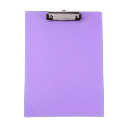 Klemmbrett 4 stücke A5 Zwischenablage Ordner Schreibblock Halter Memo Clip Bord Datei Clip Schreiben Klemmen Kinder Nette Schreibwaren Büro Schule liefert(Purple) von ZIHDKE