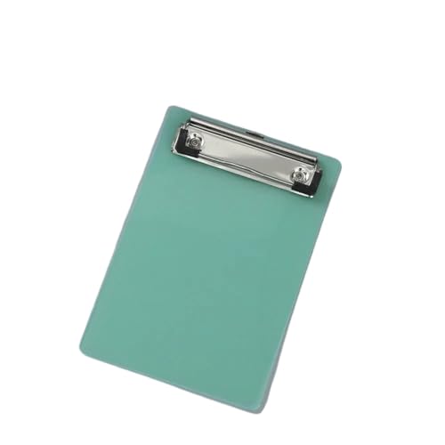 Klemmbrett 4 stücke A6 Datei Ordner Papier Zwischenablage Schreiben Pad Schiene Memo Clip Bord Dokument Halter Student Schule Büro Schreibwaren(Green) von ZIHDKE