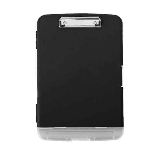 Klemmbrett Klemmbrett-Organizer, Klemmbrett-Box mit Stiftetui, Klemmbrett-Box mit Aufbewahrung, Stifthalter for Krankenschwestern und Profis(Black) von ZIHDKE