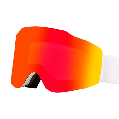 ZILUXI Damen und Herren Snowboardbrille, Anti Fog UV Schutzbrille Motorradbrillen, Helmkompatible Ski Goggles zum Skifahren, Brille(Multicolor 7) von ZILUXI