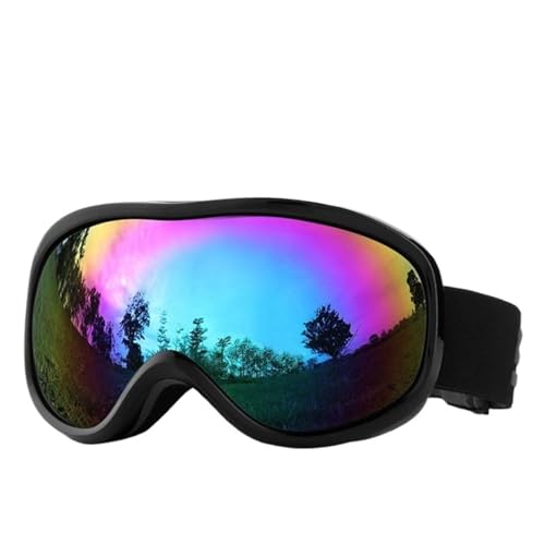 ZILUXI Damen und Herren Snowboardbrille, Anti Fog UV Schutzbrille Motorradbrillen, Helmkompatible Ski Goggles zum Skifahren, Brille(Multicolor 8) von ZILUXI