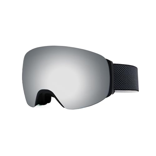 ZILUXI Damen und Herren Snowboardbrille, Anti Fog UV Schutzbrille Motorradbrillen, Outdoor Aktivitäten Skifahren Radfahren Snowboard, Brille(Grey) von ZILUXI