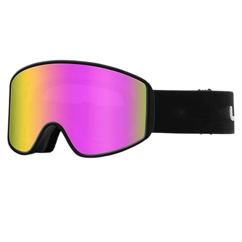 ZILUXI Damen und Herren Snowboardbrille, Schneebrille UV-Schutz Skibrille, Skibrille für Skifahren Motorrad Fahrrad Skaten, Brille(Multicolor 5) von ZILUXI