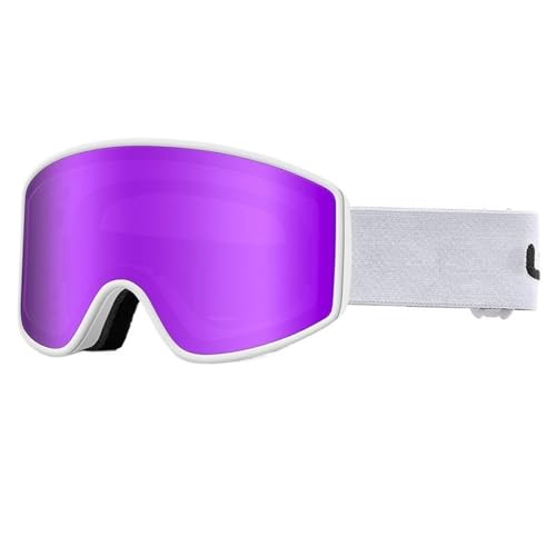 ZILUXI Damen und Herren Snowboardbrille, Schneebrille UV-Schutz Skibrille, Skibrille für Skifahren Motorrad Fahrrad Skaten, Brille(Multicolor 6) von ZILUXI