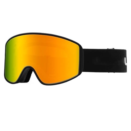 ZILUXI Damen und Herren Snowboardbrille, Schneebrille UV-Schutz Skibrille, Skibrille für Skifahren Motorrad Fahrrad Skaten, Brille(Multicolor 9) von ZILUXI