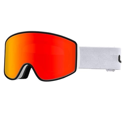 ZILUXI Ski Brille Damen, UV-Schutz Snowboard Brille Anti-Beschlag, Helmkompatible Ski Goggles zum Skifahren, Brille(Multicolor 6) von ZILUXI