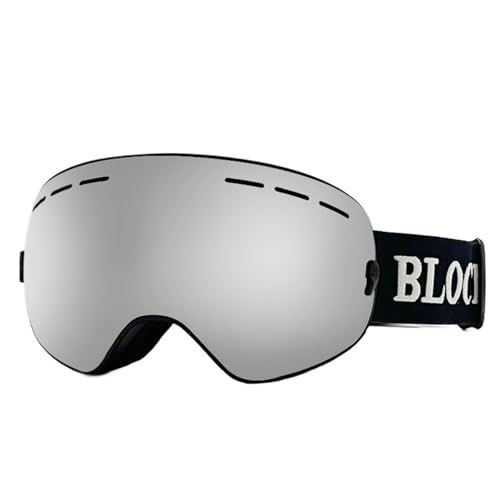 ZILUXI Ski Snowboard Brille, Schneebrille UV-Schutz Skibrille, Helmkompatible Ski Goggles zum Skifahren, Brille(Multicolor 17) von ZILUXI