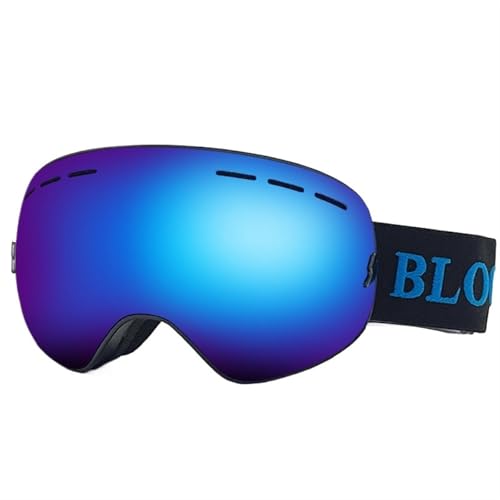 ZILUXI Ski Snowboard Brille, Schneebrille UV-Schutz Skibrille, Helmkompatible Ski Goggles zum Skifahren, Brille(Multicolor 19) von ZILUXI