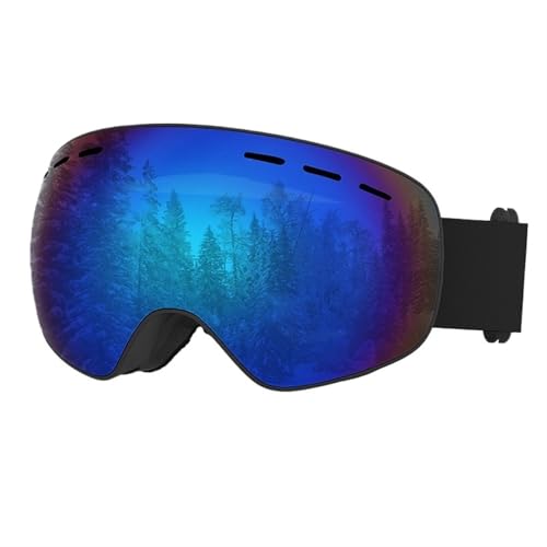 ZILUXI Skibrille Herren Damen, UV-Schutz Snowboard Brille Anti-Beschlag, Helmkompatible Ski Goggles zum Skifahren, Brille(Multicolor 11) von ZILUXI