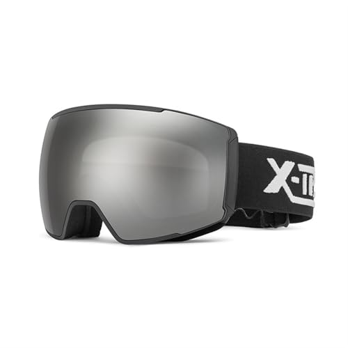 ZILUXI Snowboardbrille, Anti Beschlag über der Brille Winter Schneebrille, Helmkompatible Ski Goggles zum Skifahren, Brille(Multicolor 4) von ZILUXI