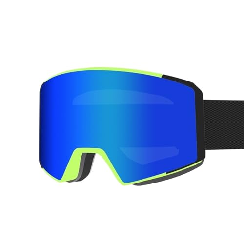 ZILUXI Snowboardbrille, Anti Fog UV Schutzbrille Motorradbrillen, Helmkompatible Ski Goggles zum Skifahren, Brille(Multicolor 15) von ZILUXI