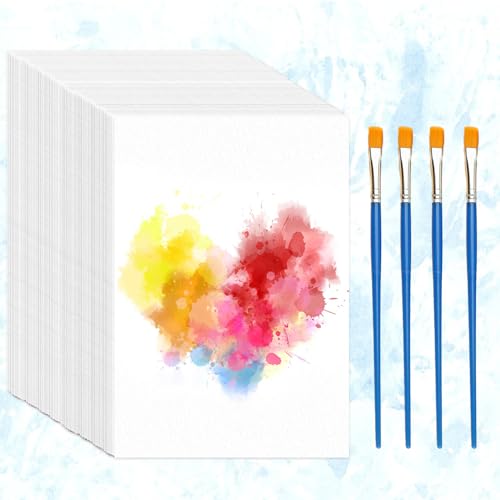 ZIOYA Aquarellpapier 150 Blatt A6 Aquarellpapier 300g/m² Watercolor Paper Weiß Zeichenkarton A6 Dickes Wasserfarben Papier Geeignet für Eine Vielzahl von Aquarell Skizzieren Malkunstprojekten von ZIOYA