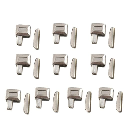 10 Set Metall Reißverschluss Reparatur Stopper Open End Schneider Handwerk Nähen Werkzeug Fab Legierung Zubehör Stopper Stopper Reparatur Reißverschluss von ZIRYXQ