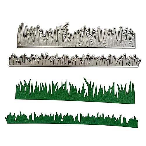 Gras-Stanzschablonen, grünes Gras, Metall, Stanzformen für DIY, Scrapbooking, Album, Karten, dekorative Herstellung von Bastelpapier H6A9 von ZIRYXQ