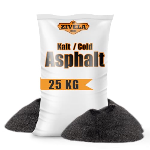 Kaltasphalt 25kg | Kaltmischgut, Reparaturasphalt, Asphalt | 25kg Kaltasphalt 0-8 mm | Bitumenmasse von ZIVELA