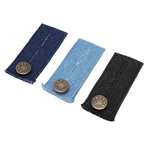 Hosen-Taillenverlängerung für Denim-Taillenverlängerungsknöpfe, klein, DC5V, USB-Luftreiniger, Verlängerungsschnalle, Baumwollknöpfe, 3 Stück von ZIZEV