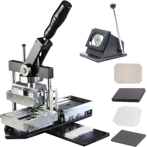 ZJHESXV Fotomagnetmaschine, DIY-Kühlschrankmagnet-Pin-Maker-Maschine, Button-Button-Maker, Fotomagnetmaschine, Kühlschrankmagnetmaschine, 90 * 65 mm von ZJHESXV