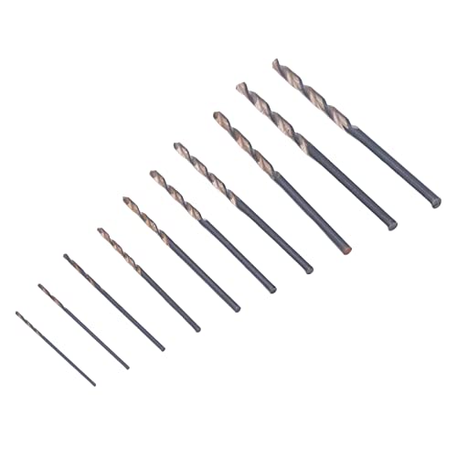 10pcs HSS-Bohrer-Set, Mini-Drehbohrloch-Schnitzloch für Walnussbienenwachs Holz 0,8-3,0 Mm, Handwerkzeug von ZJchao