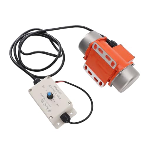 Betonvibrator, Gleichstrommotor mit Geschwindigkeitsregler DC 24 -V -bürstenloser Aluminiumlegierung Elektrischer Betonbeton -Vibrationsvibrationsmotor für Vibrationstabellen, Futterhäuschen, (15W) von ZJchao