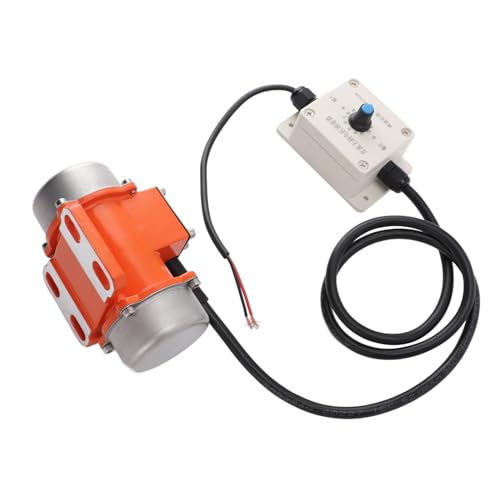 Betonvibrator, Gleichstrommotor mit Geschwindigkeitsregler DC 24 -V -bürstenloser Aluminiumlegierung Elektrischer Betonbeton -Vibrationsvibrationsmotor für Vibrationstabellen, Futterhäuschen, (15W) von ZJchao