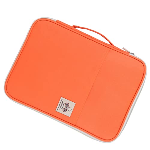 Dokument Organizer, A4 Dokumentbagdatei Ordner Dokument Fall Dokument Dokument Sortier Sortier Strip Notebook Reißverschlussfall (ORANGE) von ZJchao