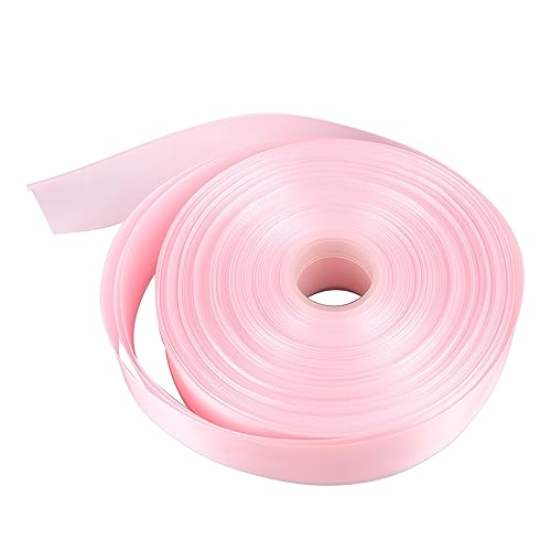 Doppelseitiges Rosa Band, 1,57 Zoll Breit, 100 Yards Lang, Polyester-Stoffband Zum Verpacken von Süßigkeitenkuchen, Weiche Textur, Knittert Nicht Leicht, Großes Fassungsvermögen, von ZJchao