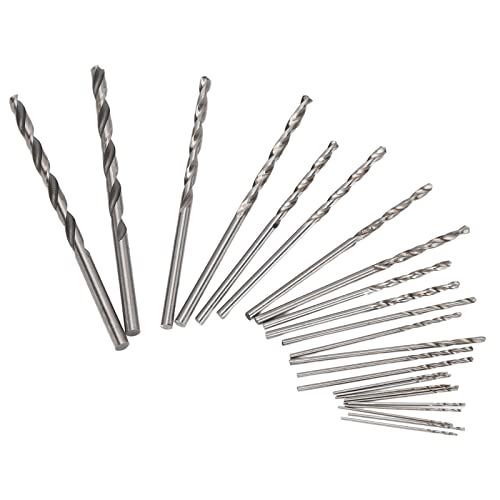 Elektrowerkzeuge 25pcs Micro Twist-Bohrer-Bits Set für Schmuckbeobachtungen PCB-Handwerk aus Hochgeschwindigkeitsstahl Miniaturbits für -Handwerkszertierwagen-Hauseinrichtungen von ZJchao