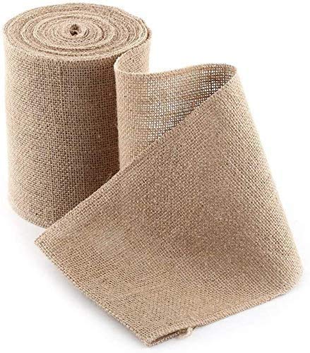 10m Rolle Jute Band Vintage Tischläufer Jute Band für DIY Handwerk Hochzeit Haus Dekoration Breite 15cm von ZJchao