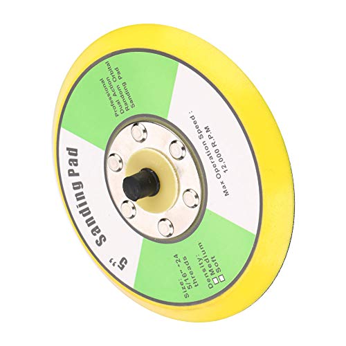 Klett-Polierpads, Schleif-Bohraufsatz mit M8-Gewinde, Klett-Schleif-Polier-Stützteller, Bohrschleifer-Aufsatz für Exzenterschleifer, Pufferpolierer (5 Zoll) von ZJchao