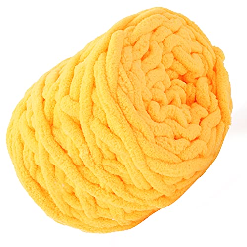 Klobiges Garn, Einzelnes Dickes Terylen -Eisstreifen Chunky Garn für Handgestrickdedecke Garn Weiches Plüsch -Strickgarn für Kissen, Haustierbett, Wohnungsbaudekoration (#12) von ZJchao