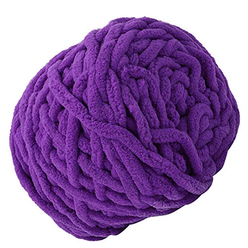 Klobiges Garn, Einzelnes Dickes Terylen -Eisstreifen Chunky Garn für Handgestrickdedecke Garn Weiches Plüsch -Strickgarn für Kissen, Haustierbett, Wohnungsbaudekoration (#6) von ZJchao